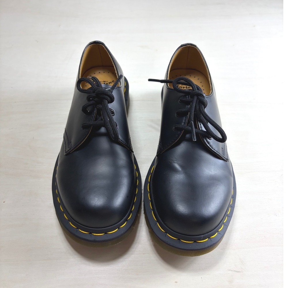 Dr. Martens 1461 Smooth Leather Black Oxford Shoes Womens 8 Mens 7 UK 6 EU 39